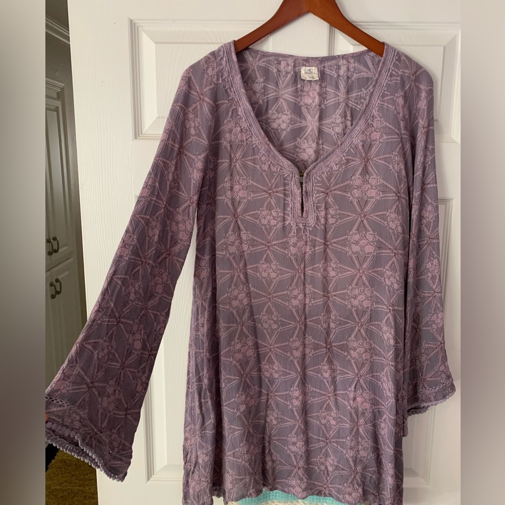 O’Neil dress size large. Purple and lavender